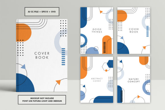 Abstract Trendy Geometric Cover Template for Graphic Templates