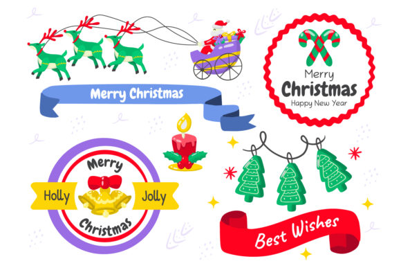 Christmas Elements Vol.10: A Graphic Design Asset for Seasonal Creativity