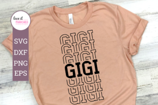 Gigi Mirror Word Cut File for Graphics and Crafts