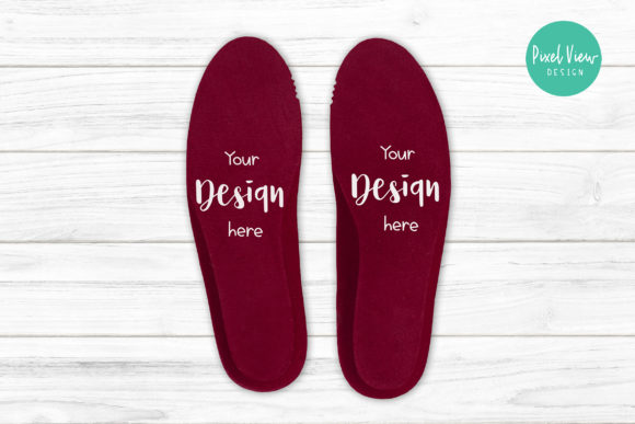 Insole Mockup for Apparel Mockups and Graphics