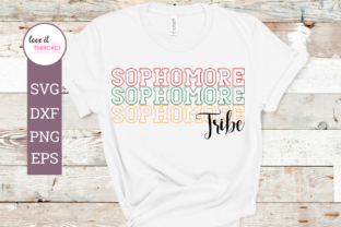 Sophomore Tribe Mirror Word Cut File for Graphics and Crafts
