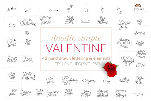Valentine Svg for Blog and Website Design