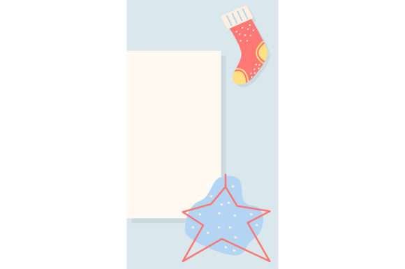 Winter Holiday Greeting Template for Modern Graphic Design